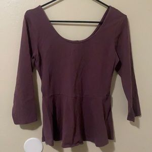 Express purple top size M